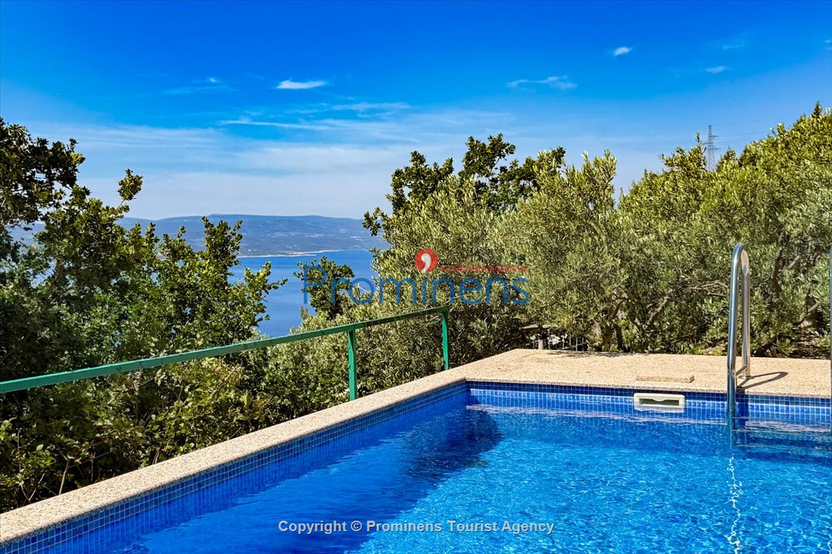 Holiday home Vista Mare with pool and sea view Baska Voda