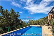 Holiday home Vista Mare with pool and sea view Baska Voda
