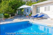Ferienhaus Giran mit Pool und Meerblick in Bast, Makarska Riviera, Dalmatien - Kroatien Urlaub